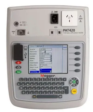 Megger PAT420 Testing Equipment